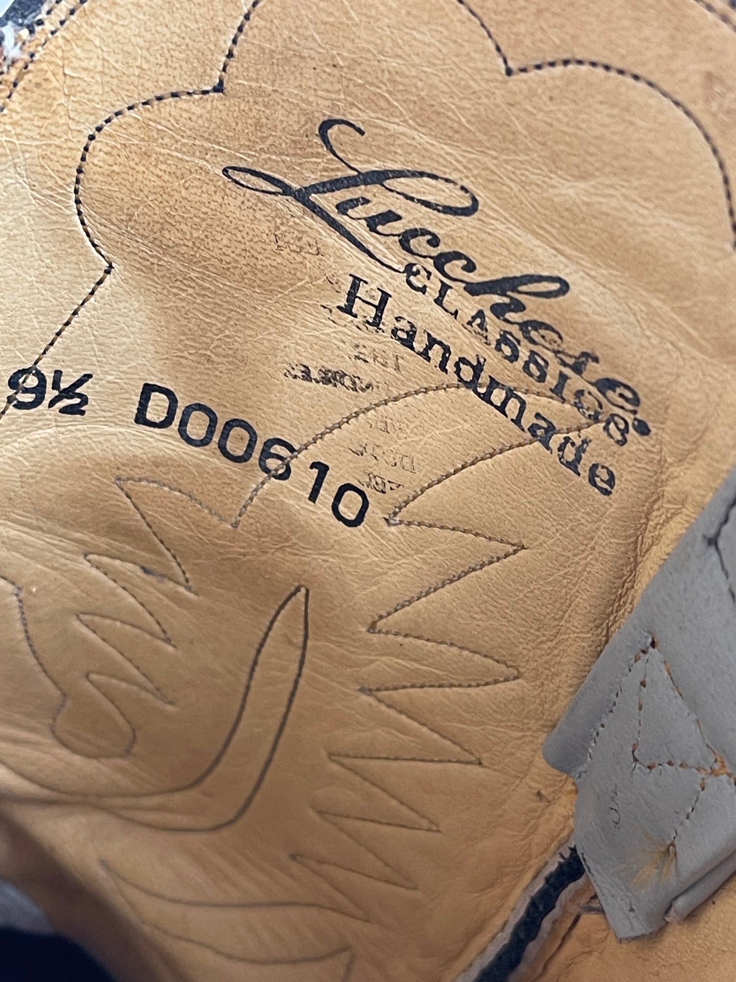 Exotic Lucchese Handmade Stingray Cowboy Boots