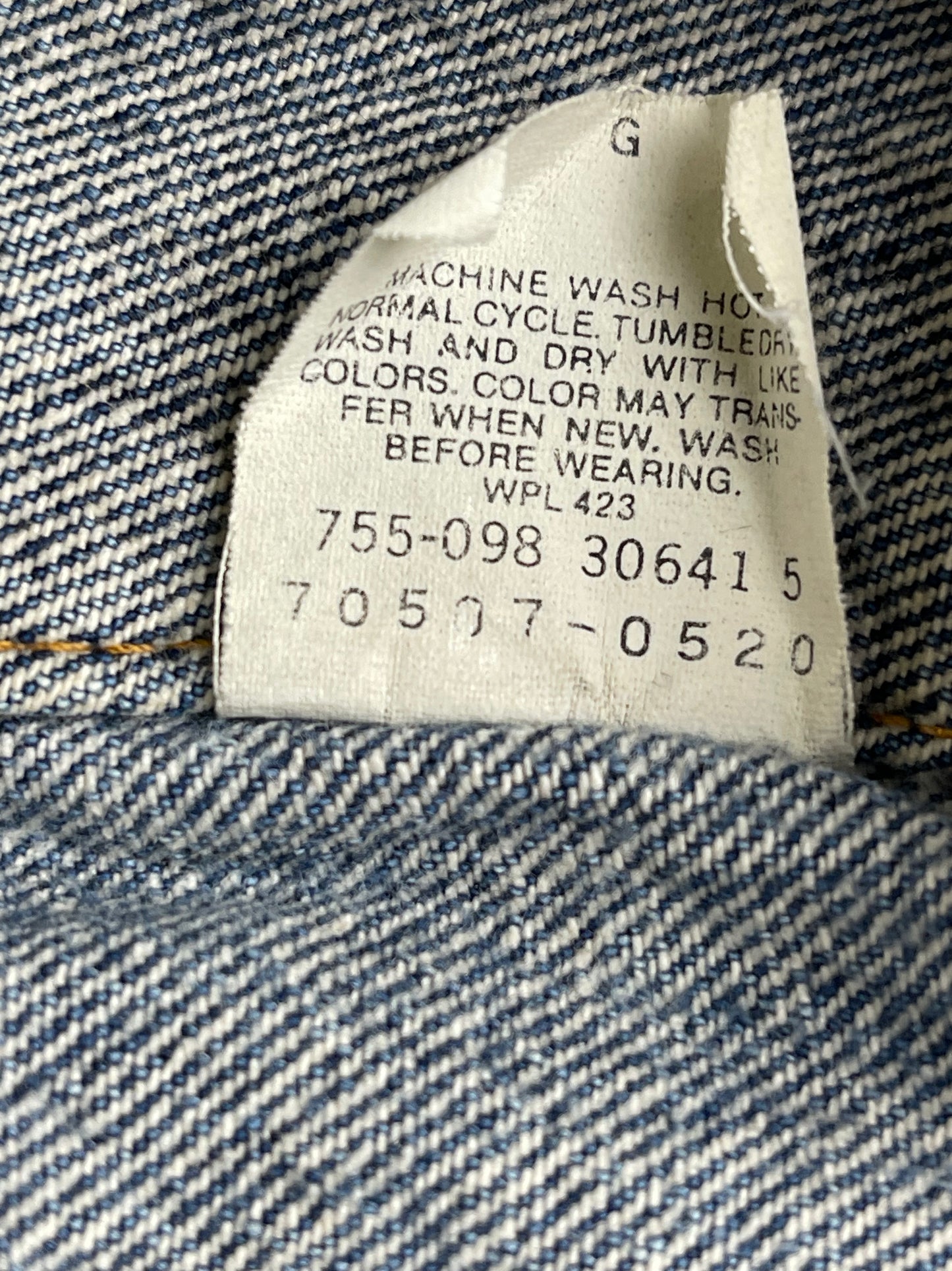 Levi's Blue Tab Trucker