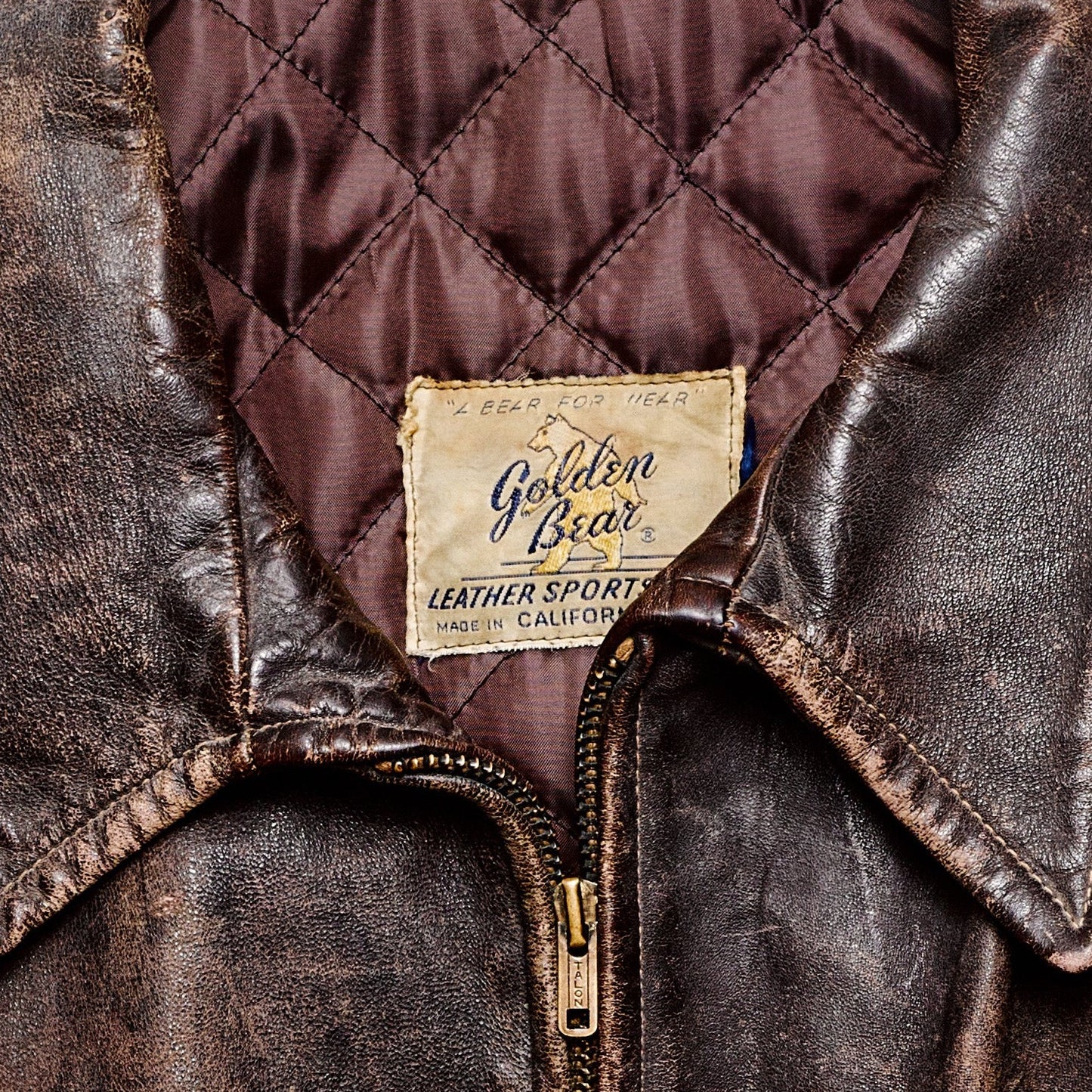 Golden Bear Leather Sportswear Jacket